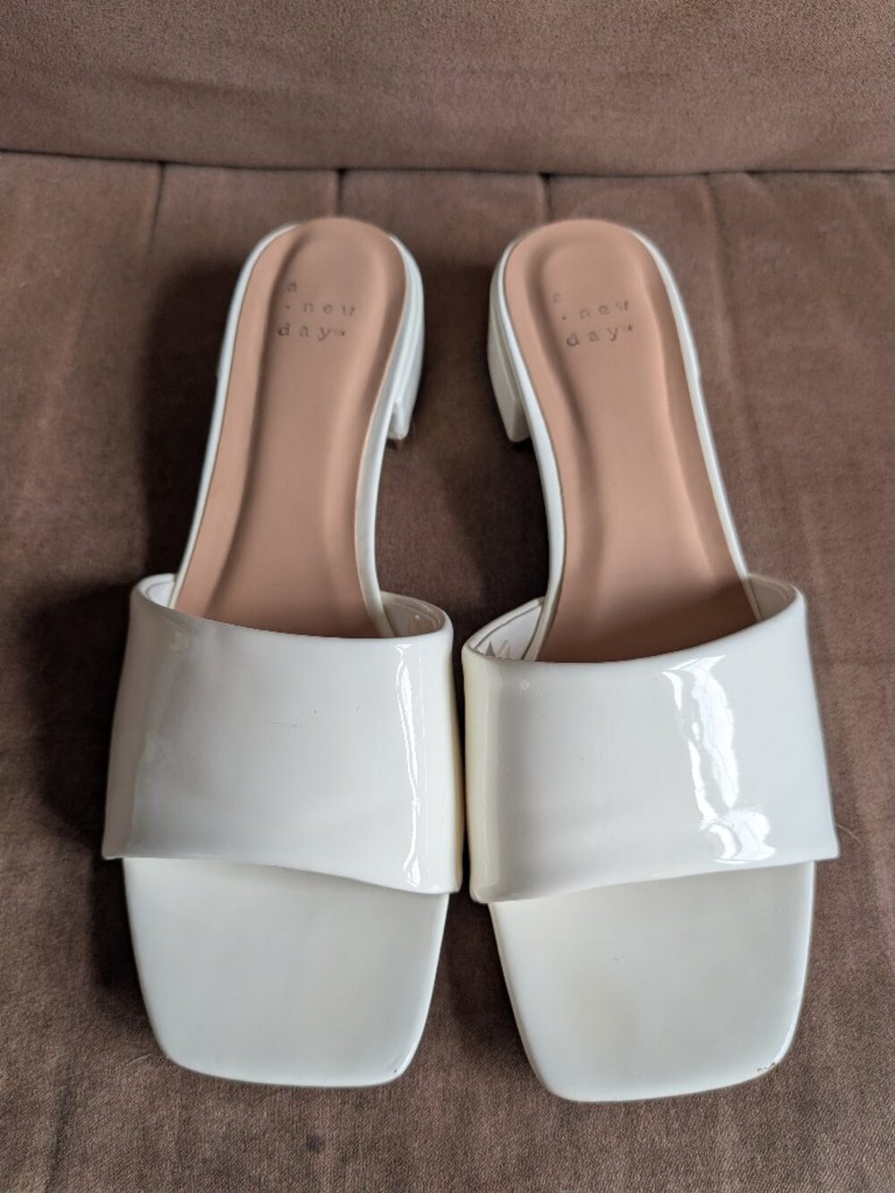 a new day White Sandals